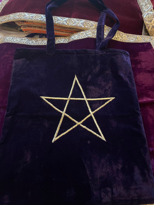 Pentagram Velvet bags