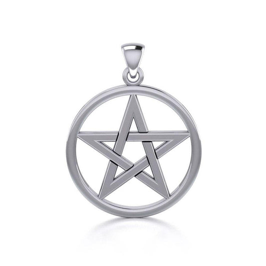 Stirling silver Pentagram Pendant